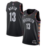Brooklyn Nets Trikot Tyrese Martin Nike 2025-26 City Edition Schwarz Swingman - Herren